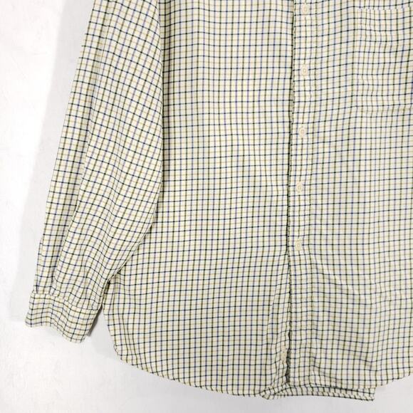 Abercrombie & Fitch Shirt Mens Medium Multicolor Check Wool Blend Button Down - Picture 3 of 11